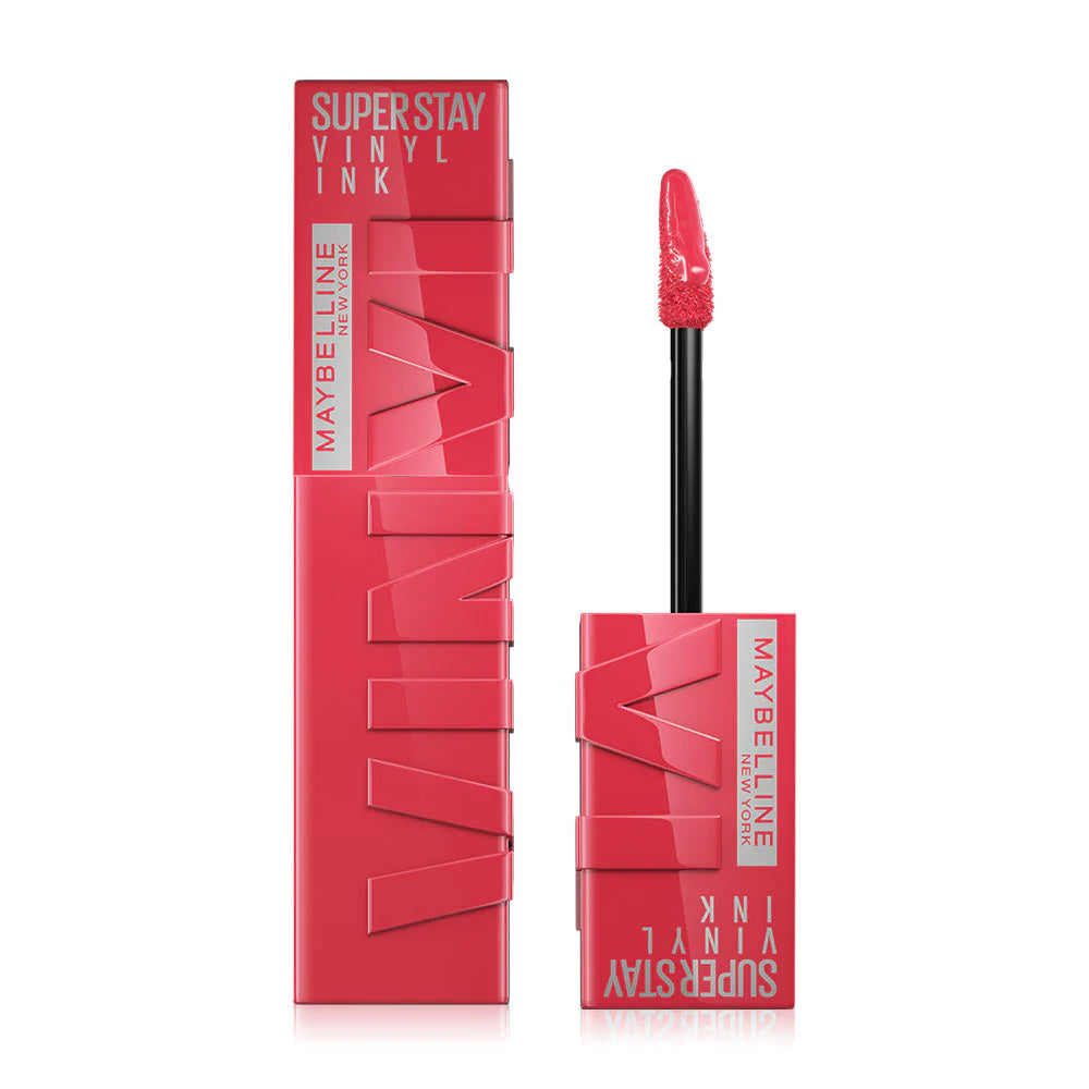 Maybelline New York Superstay Vinyl Ink Longwear Liquid Lipcolor Up to 16 Hours Wear 4.2ml - #175 Tempting