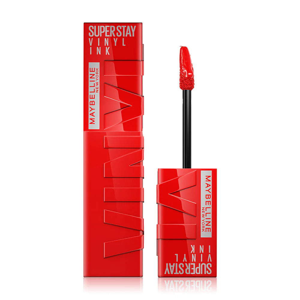 Maybelline New York Superstay Vinyl Ink Longwear Liquid Lipcolor Up to 16 Hours Wear 4.2ml - #25 Redhot