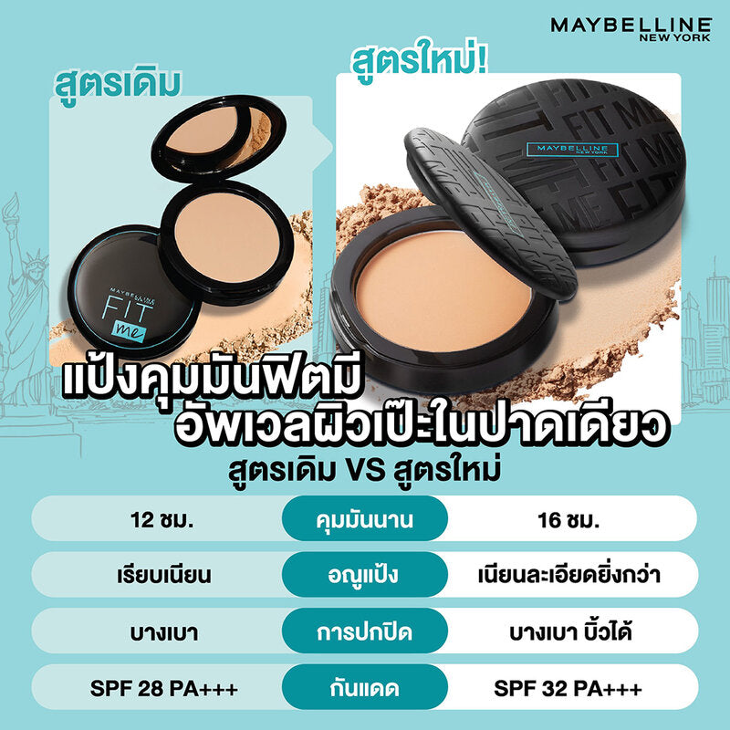 Maybelline New York Fit Me Powder 6g #118 Fit