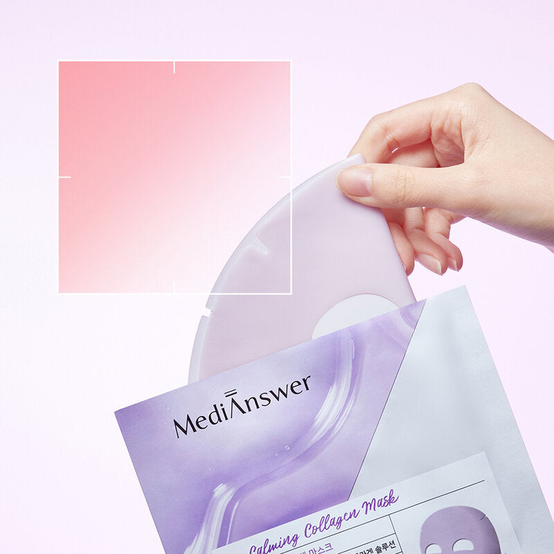 Medi Answer Calming Collagen Mask Set of 5 Sheets 37g x 5