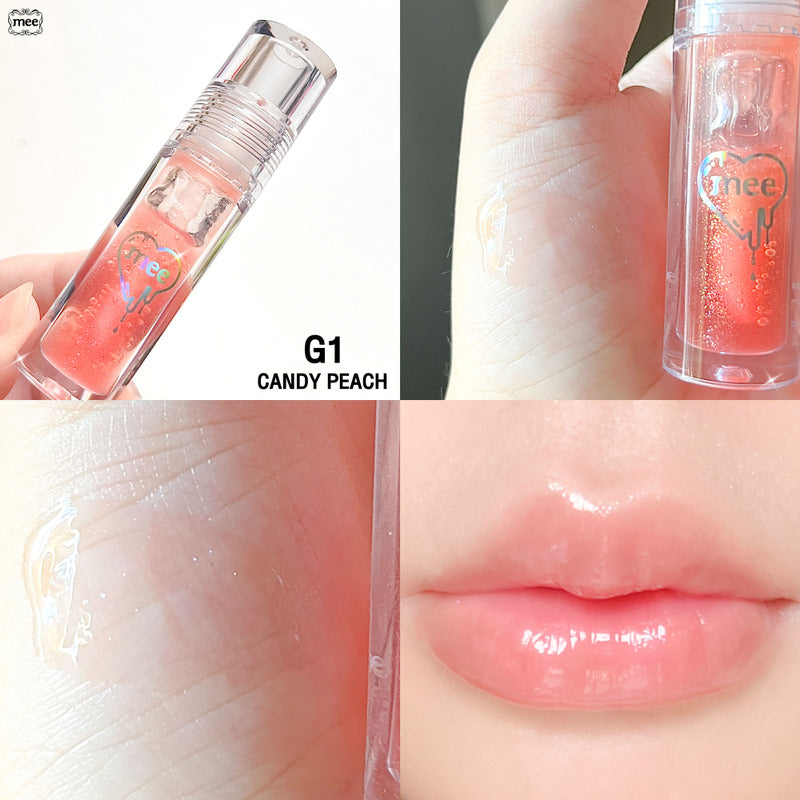Mee Glossy Lip Oil 2.3g #G1 Candy Peach