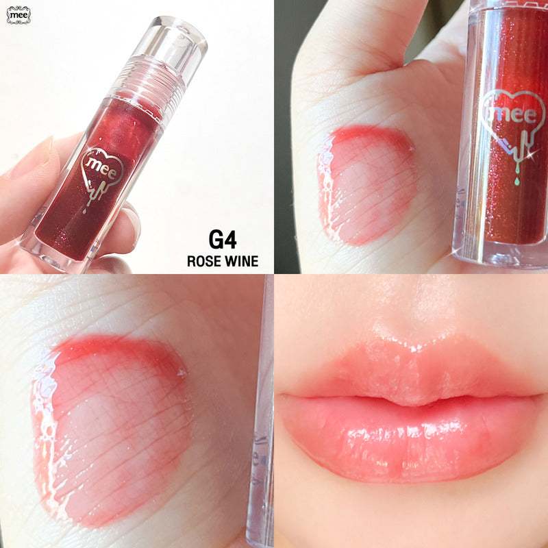 Mee Glossy Lip Oil 2.3g #G4 Rose Wine