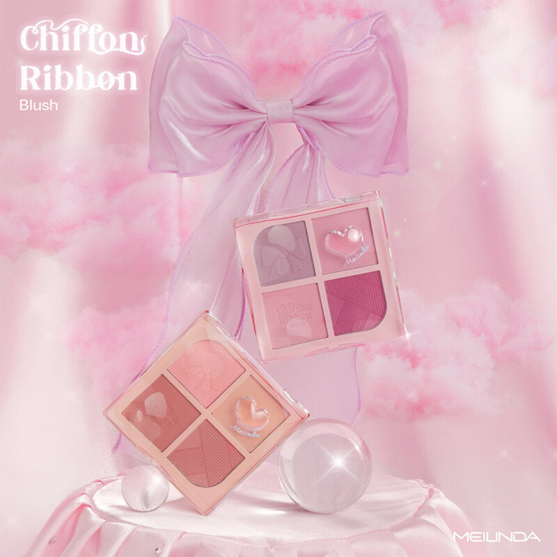 Mei Linda Chiffon Ribbon Blush 8.8g #02 Warm Lace