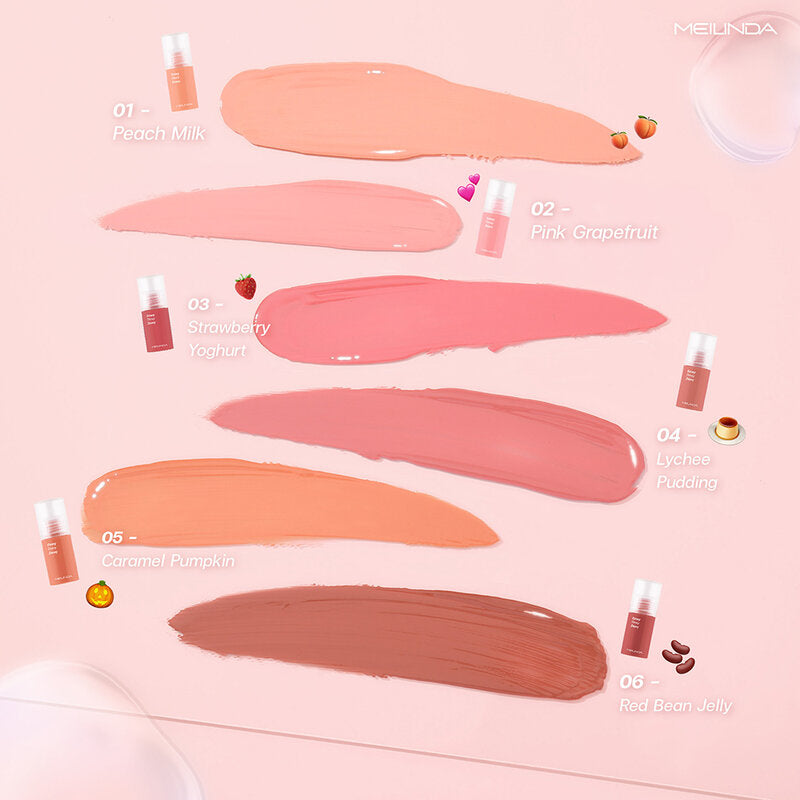Mei Linda Dewy Blush 5.5ml #01 Peach Milk