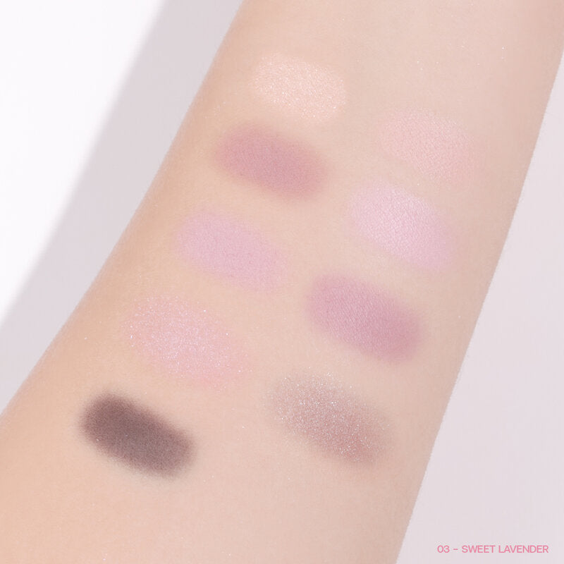 Mei Linda Chiffon Ribbon Eye Palette 3.5g #03 Sweet Lavender
