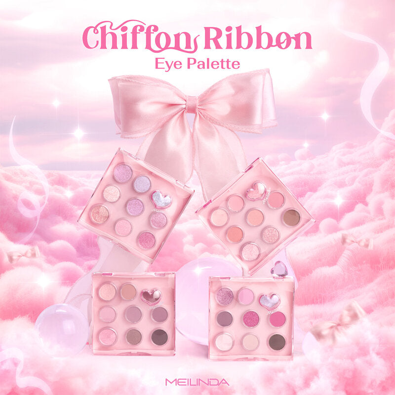 Mei Linda Chiffon Ribbon Eye Palette 3.5g #04 Berry Merry