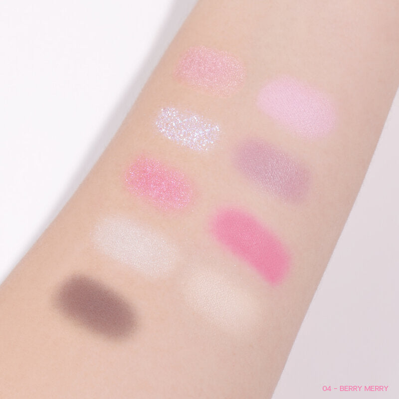 Mei Linda Chiffon Ribbon Eye Palette 3.5g #04 Berry Merry