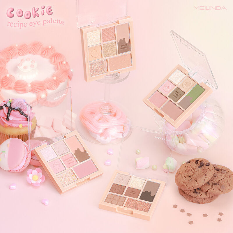 Mei Linda Cookie Recipe Eye Palette 6.5g #01 Strawberry Cream Cheese