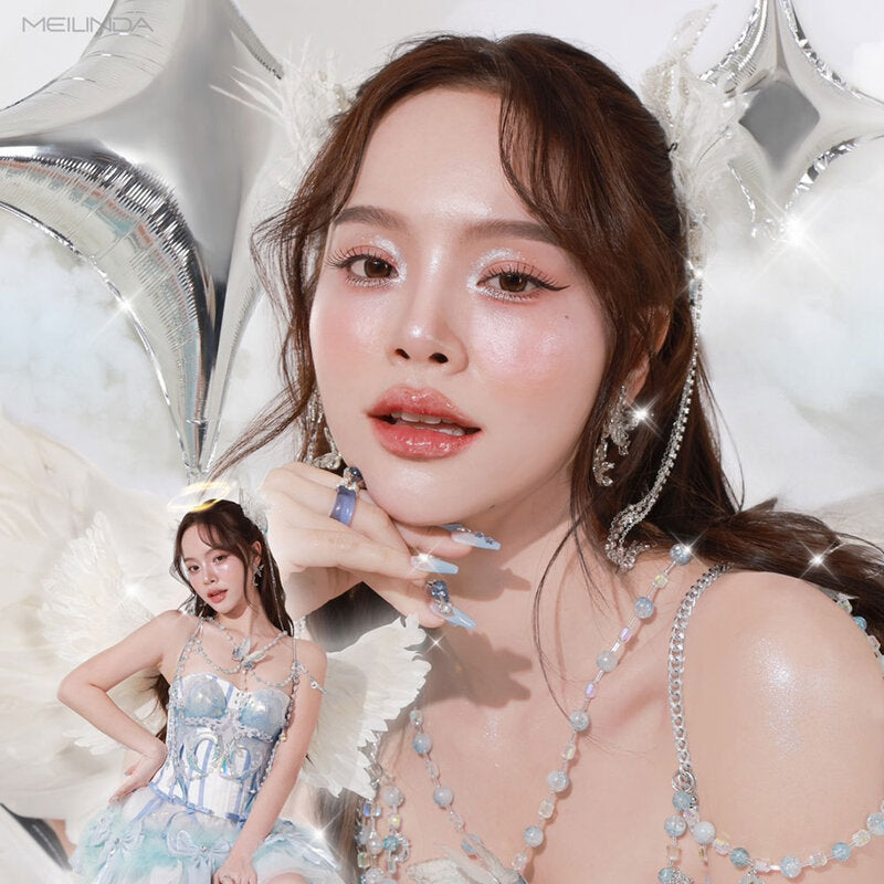 Mei Linda Glassy Glow Shadow Stick 1.5g #01 Icing Powder Glitter