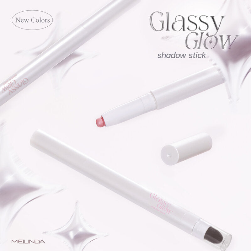 Mei Linda Glassy Glow Shadow Stick 1.5g #08 Baby Blossom