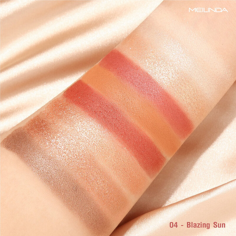 Mei Linda Glitter Shot Shadow 5.4g #04 Blazing Sun