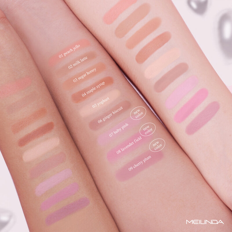 Mei Linda Mellow Matte Shadow Stick 1.5g #09 Cherry Plum