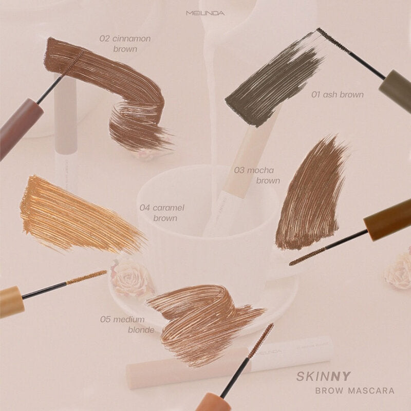 Mei Linda Skinny Brow Mascara 1pc #03 Mocha Brown