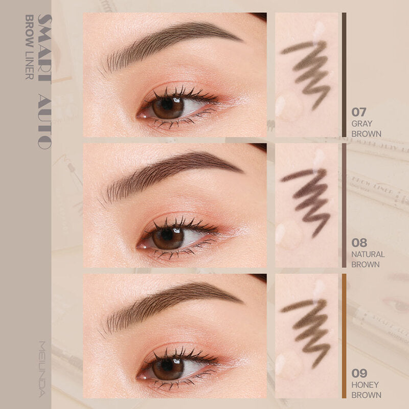 Mei Linda Smart Auto Brow Liner 0.25g #07 Gray Brown