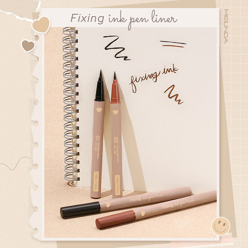 Mei Linda Fixing Ink Pen Liner 0.65g #01 Midnight Black