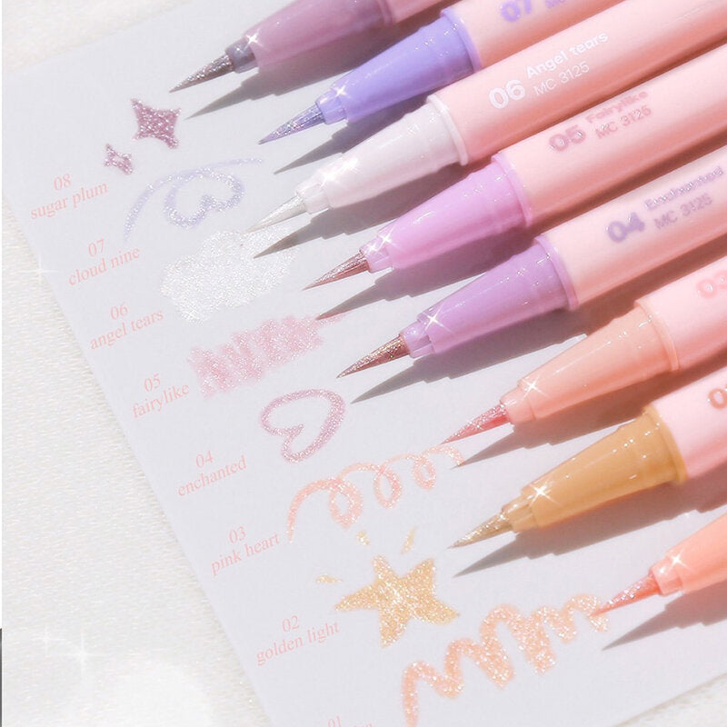 Mei Linda Glitter Glow Shadow And Liner 13g #03 Pink Heart