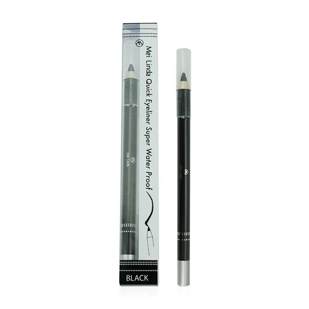 Mei Linda Quick Eyeliner Super Water Proof #Black Eyeliner Pencil