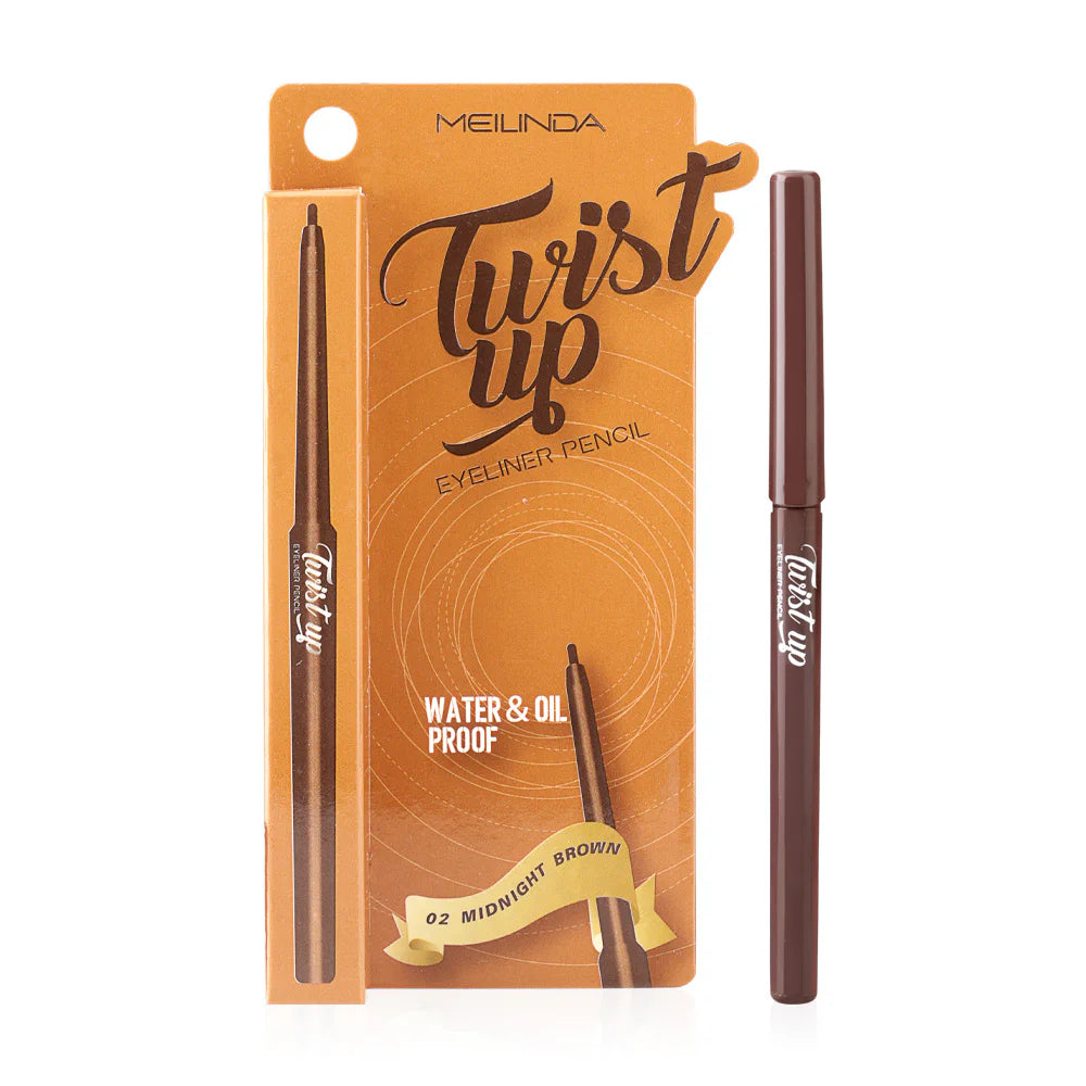 Mei Linda Twist Up Eyeliner Pencil #02 Midnight Brown