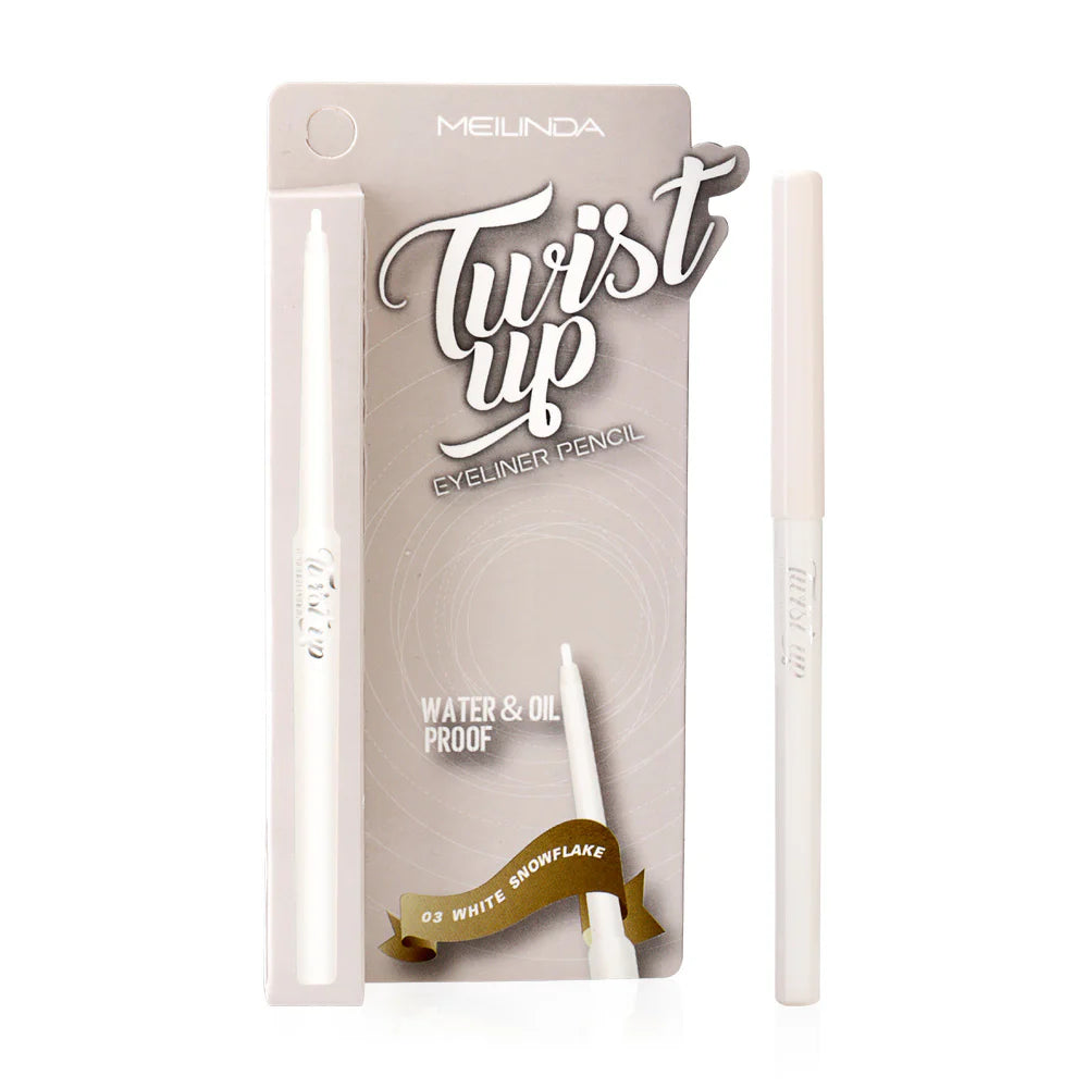 Mei Linda Twist up Eyeliner Pencil - #03 White Snowflake