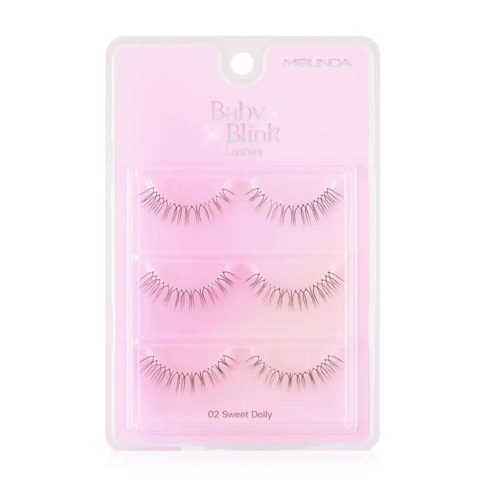 Mei Linda Baby Blink Lashes 3 Pairs #02 Sweet Dolly