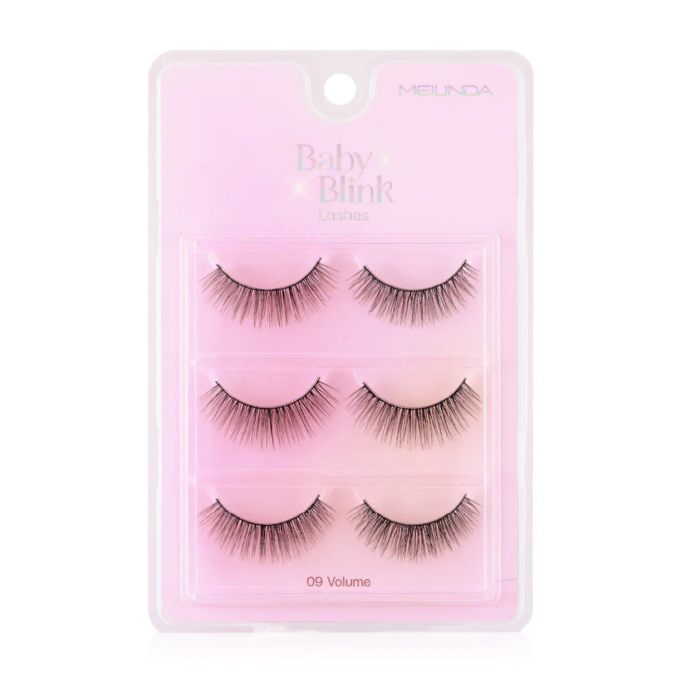 Mei Linda Baby Blink Lashes 3 Pairs #09 Volume