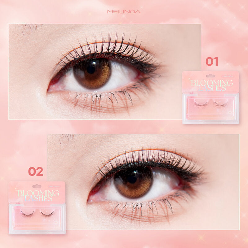 Mei Linda Blooming Lashes 1 Pair #01 Natural Classic False Eyelashes