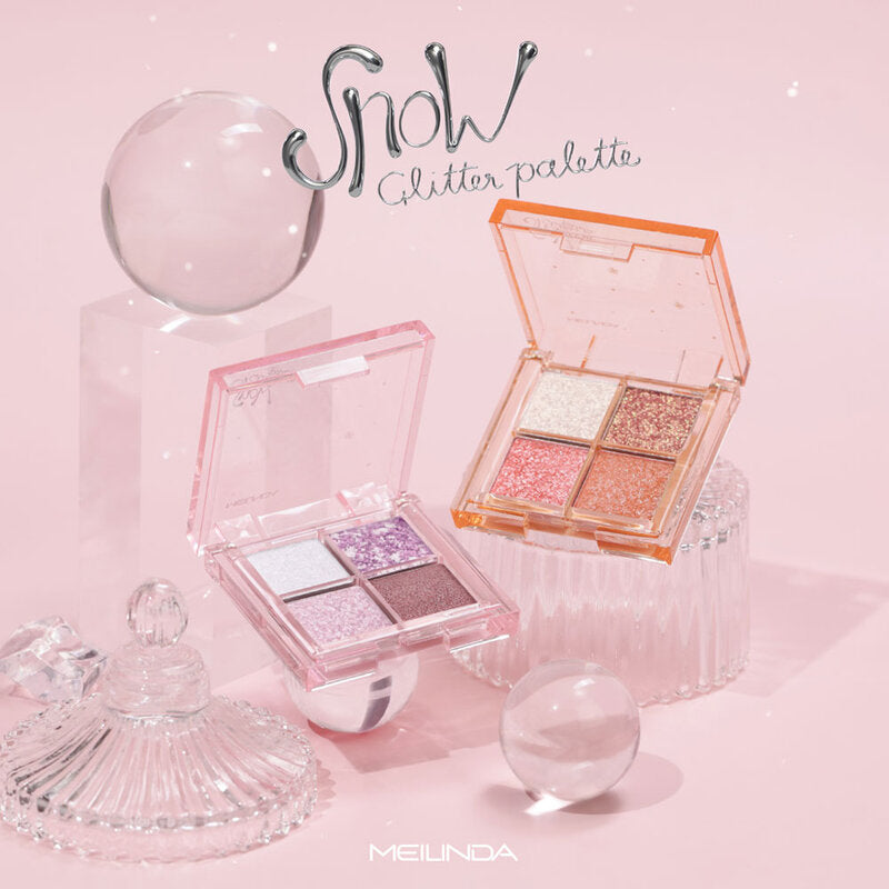 Mei Linda Snow Glitter Palette 3.6g #01 Pinky Beam
