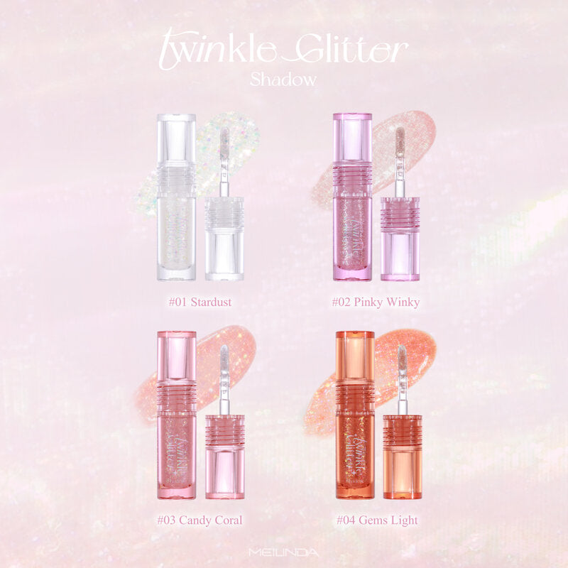 Mei Linda Twinkle Glitter Shadow 2.5ml #04 Gems