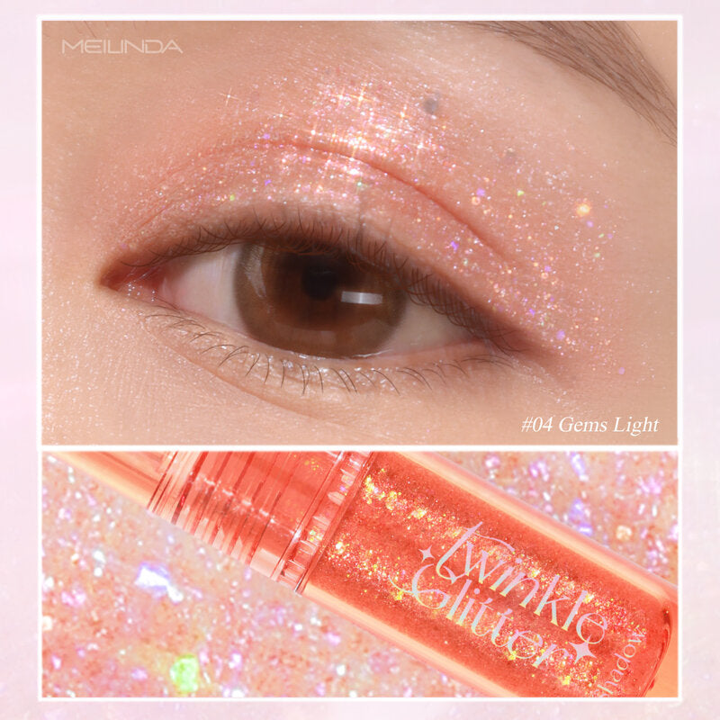 Mei Linda Twinkle Glitter Shadow 2.5ml #04 Gems