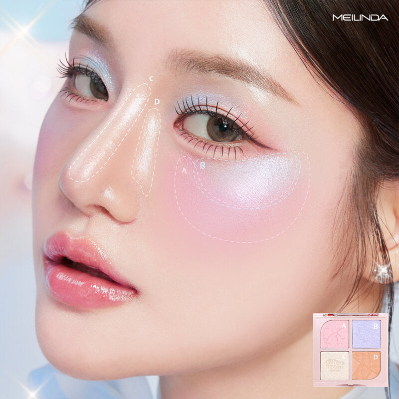 Mei Linda Chiffon Ribbon Highlight Palette 8.8g