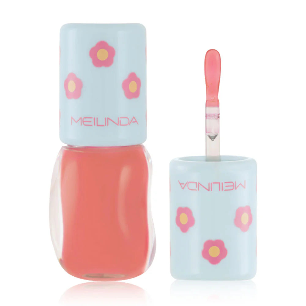 Mei Linda Dewy Glassy Lip Gloss 5.5g #02 Peach Mochi