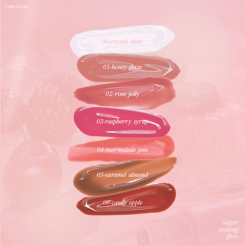 Mei Linda Sugar Coating Gloss 4ml #06 Candy Apple
