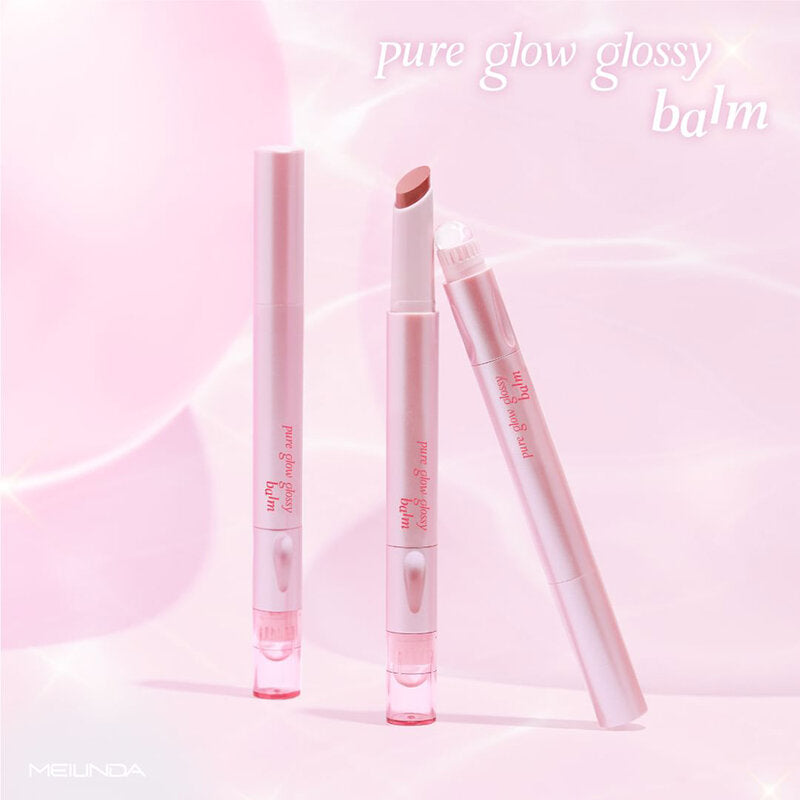 Mei Linda Pure Glow Glossy Balm 2g #02 Bare Sweetie