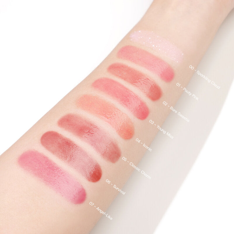 Mei Linda Pure Glow Glossy Balm 2g #07 Angle-like