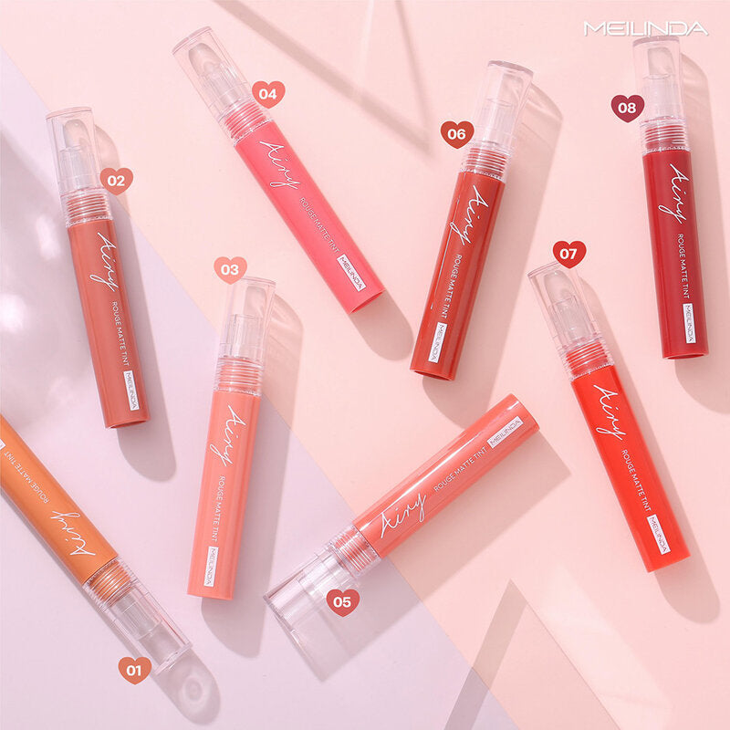 Mei Linda Airy Rouge Matte Tint #01 Milk Tea