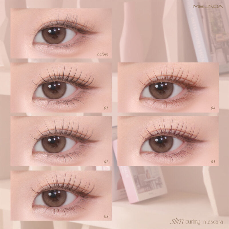 Mei Linda Slim Curling Mascara 3g #05 Cool Wine