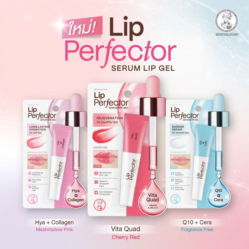 Mentholatum Lip Perfector Serum Lip Gel Q10 Cera 8g