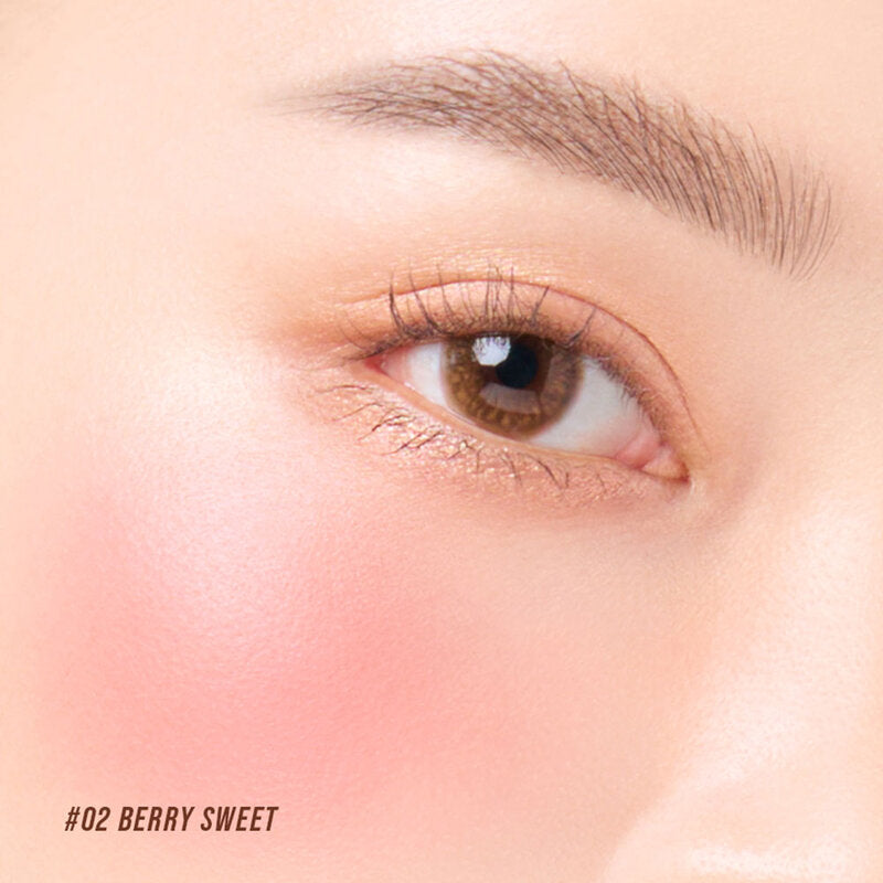 Merrezca Velvet Touch Cushion Blusher 3g #02 Berry Sweet