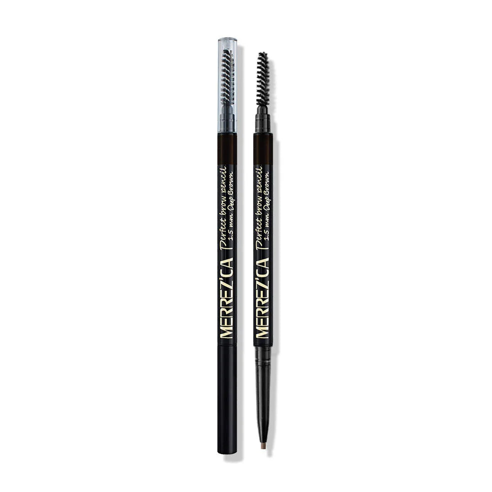 Merrez'ca Brow Pencil - Deep Brown, Easy Application - Beauty Buddy
