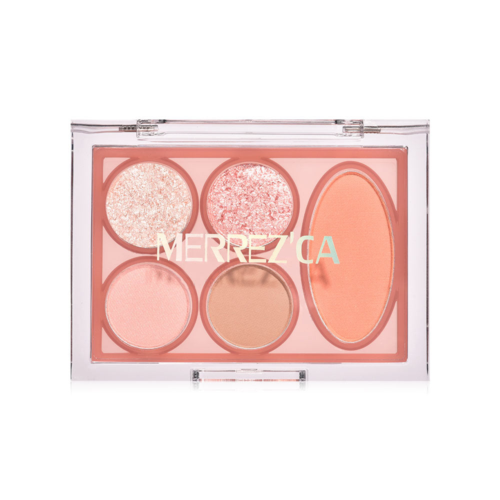 Merrezca Eye & Cheek Color Palette - #01 Tell Me You Love Me - Beauty Buddy