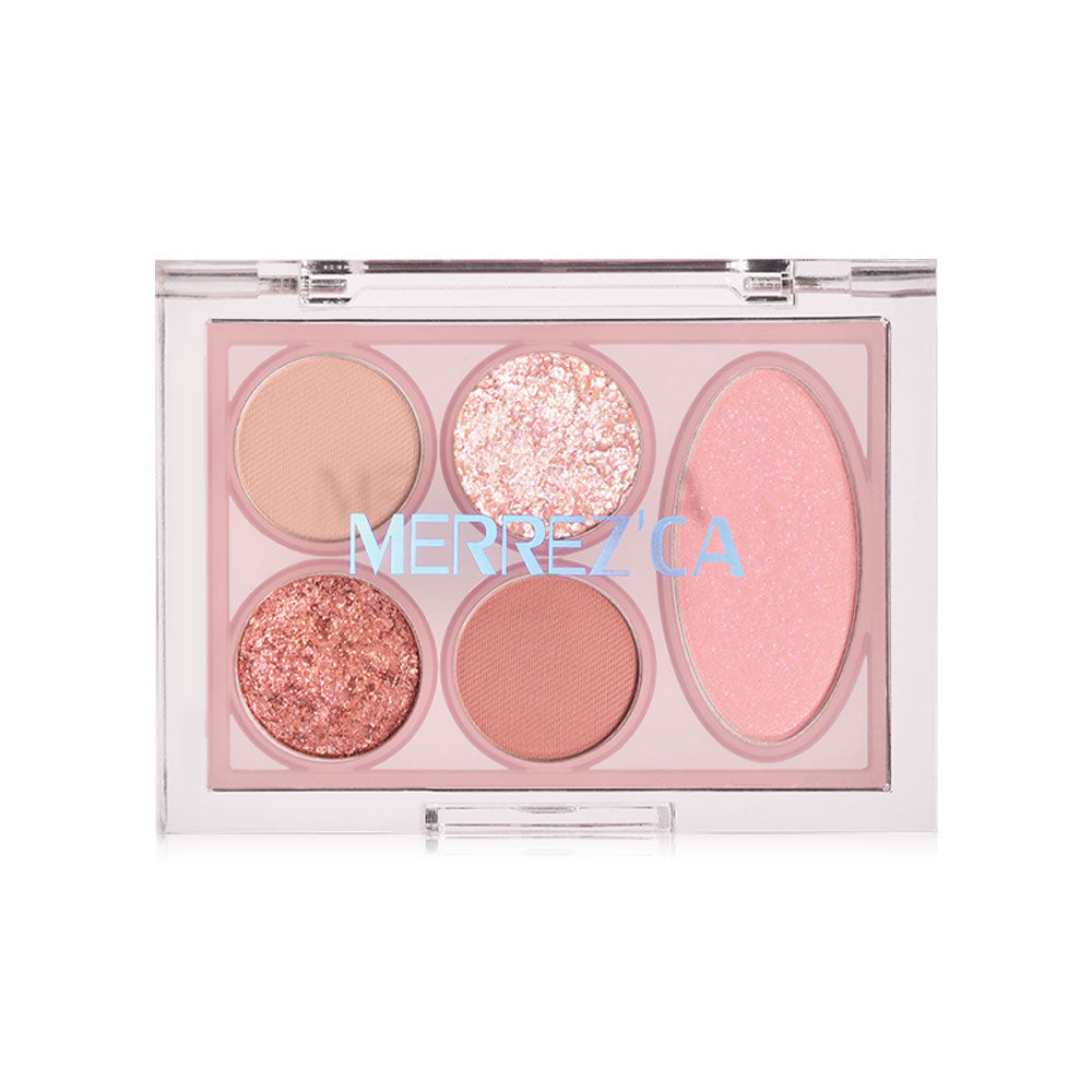 Merrezca Eye & Cheek Color Palette - #02 Crush On You 2-in-1 - Beauty Buddy