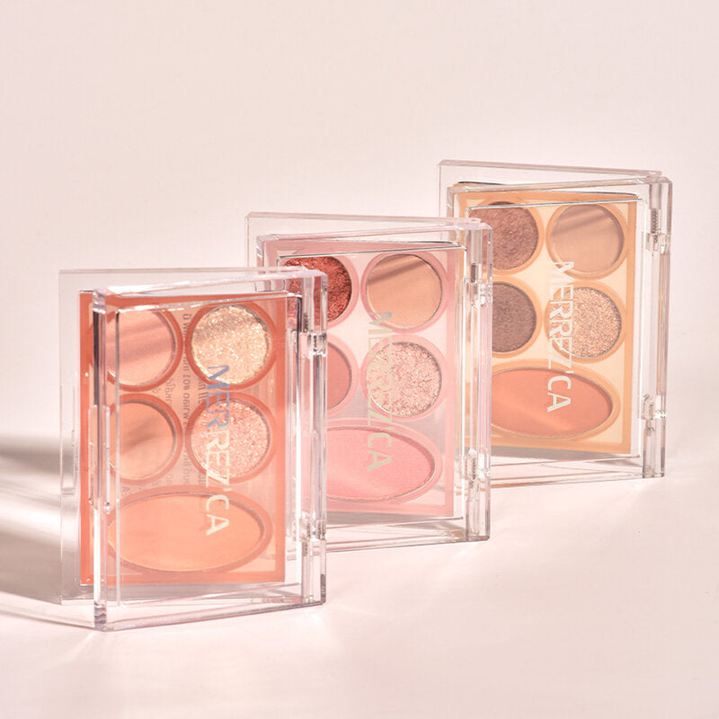 Merrezca Eye & Cheek Color Palette - #02 Crush On You 2-in-1 - Beauty Buddy