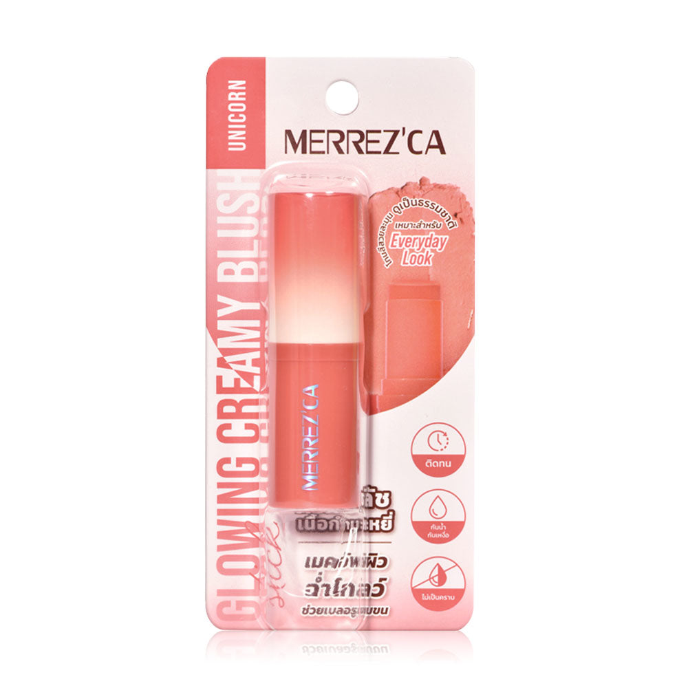 Merrezca Creamy Blush Stick - Glowing Unicorn Velvet Formula - Beauty Buddy