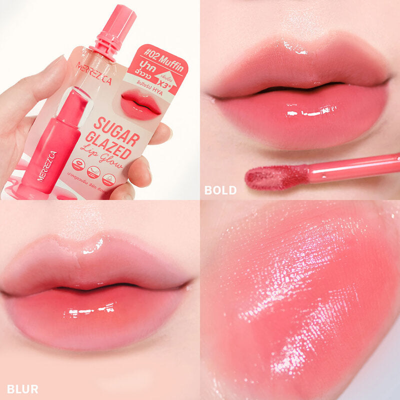 Merrezca Sugar Glazed Lip Glow 2g #02 Muffin