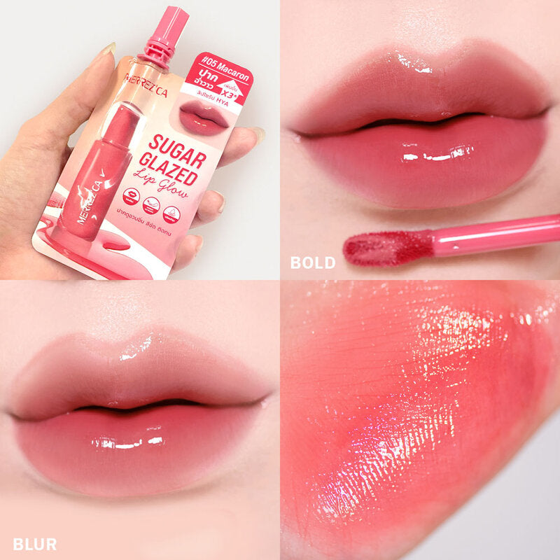 Merrezca Sugar Glazed Lip Glow 2g #05 Macaron
