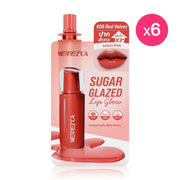 Merrezca Sugar Glazed Lip Glow 2g x 6pcs #06 Red Velvet