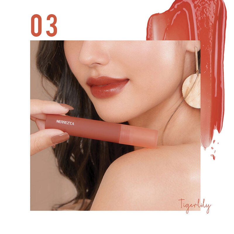 Merrez'ca Lip Tint - Glow Ink Color #03 Tigerlily - Beauty Buddy