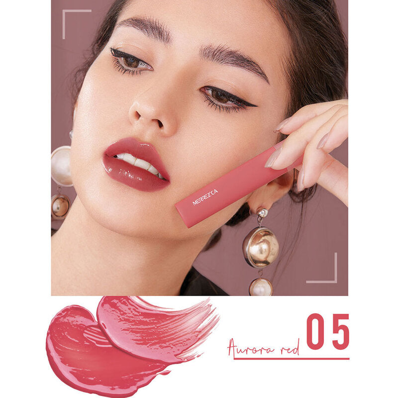 Merrez'ca Lip Tint - Glow Ink Color #05 Aurora Red - Beauty Buddy