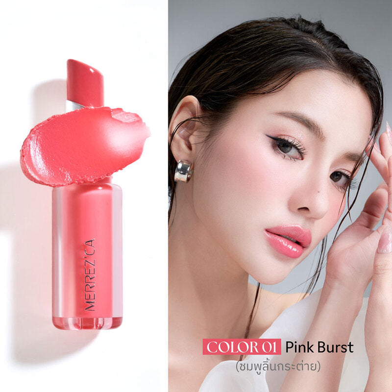 Merrezca Crystal Moist Lip 3.6g #01 Pink Burst