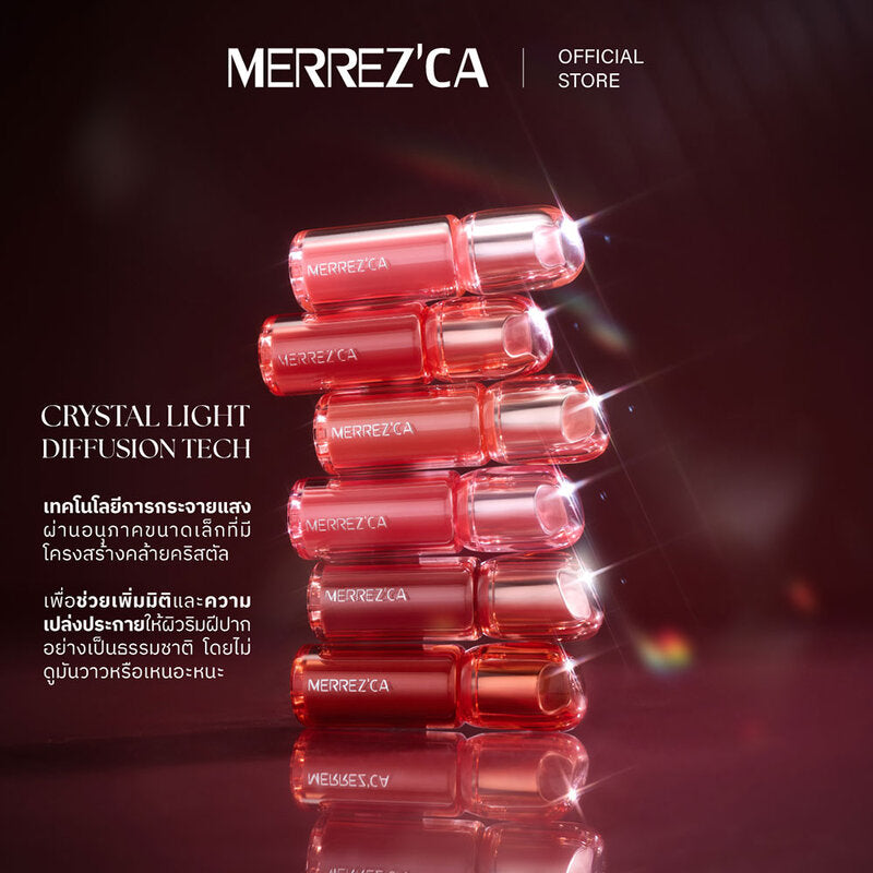 Merrezca Crystal Moist Lip 3.6g #01 Pink Burst